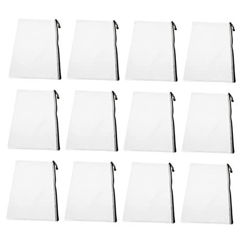 FUNOMOCYA 12 Stück Aufbewahrungstasche für Schreibwaren Aktentaschen Mittel ziehen um Büro Datei aufbewahrungssack storage pockets A4 Aktentasche Aufbewahrungstaschen für Dokumente PVC Weiß FUNOMOCYA 12 Stück Aufbewahrungstasche für Schreibwaren Aktentaschen Mittel ziehen um Büro Datei aufbewahrungssack storage pockets A4 Aktentasche Aufbewahrungstaschen für Dokumente PVC Weiß von FUNOMOCYA