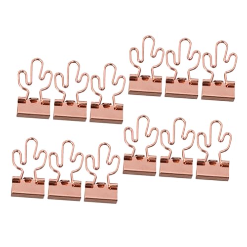 FUNOMOCYA 12 Stück Kleine Binder Clips aus Robustem Metall Langlebige Büroklammern für Dokumente Rechnungen und Notizen Vielseitig Einsetzbar für Büro Schule und Zuhause Rostfrei und von FUNOMOCYA