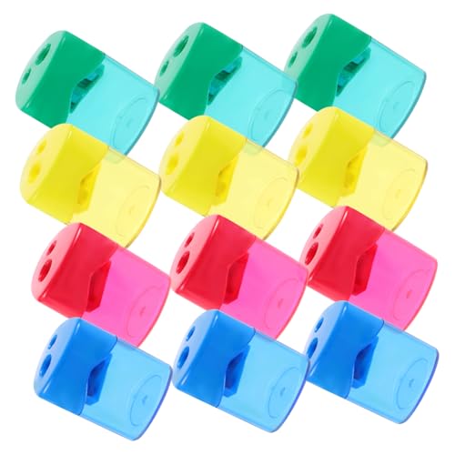 FUNOMOCYA 12 Stück Kleine Manuelle Anspitzer Doppelloch-bleistiftspitzer Büro Manueller Bleistiftspitzer Tragbare Bleistiftspitzer Schreibwaren Feine Bleistiftspitzer Stahl FUNOMOCYA 12 Stück Kleine Manuelle Anspitzer Doppelloch-bleistiftspitzer Büro Manueller Bleistiftspitzer Tragbare Bleistiftspitzer Schreibwaren Feine Bleistiftspitzer Stahl von FUNOMOCYA