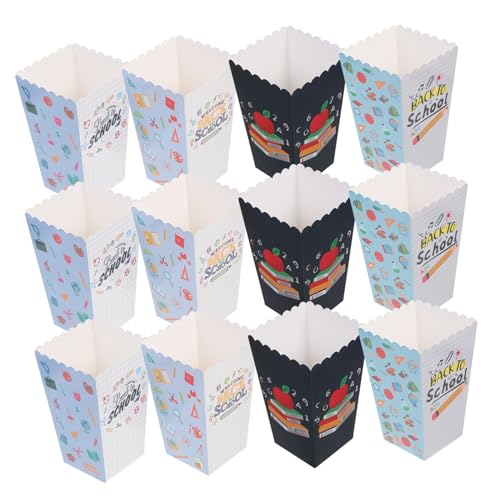 FUNOMOCYA 12 Stück Popcorn Boxen für Schule Wiederverwendbare Popcorn Halter für Partys Dekorative Süßigkeiten Boxen für Klassenräume und Feiern Sicher FUNOMOCYA 12 Stück Popcorn Boxen für Schule Wiederverwendbare Popcorn Halter für Partys Dekorative Süßigkeiten Boxen für Klassenräume und Feiern Sicher von FUNOMOCYA