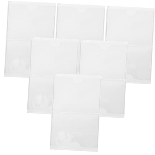 FUNOMOCYA 12 Stück Selbstklebende Transparente Kartenhüllen für Kartenhalter mit Starkem Kleber für Zuhause Reisen und Professionelle Anlässe von FUNOMOCYA