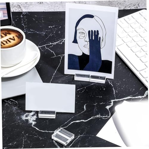 FUNOMOCYA 12 Stück Teiliges Acryl Kartenhalter Klar Stabiler Tischaufsteller für Tischnummern Platzkarten Menükarten Geeignet für Hochzeit Party Restaurant Modernes Transparentes Design FUNOMOCYA 12 Stück Teiliges Acryl Kartenhalter Klar Stabiler Tischaufsteller für Tischnummern Platzkarten Menükarten Geeignet für Hochzeit Party Restaurant Modernes Transparentes Design von FUNOMOCYA
