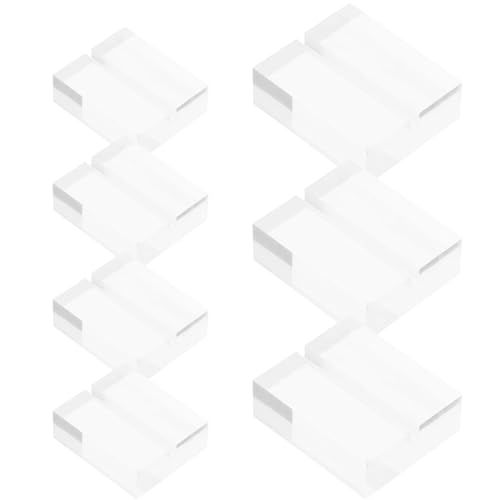 FUNOMOCYA 12 Stück Teiliges Acryl Namenskartenhalter Transparenter Tischkarten Aufsteller Stabiler Business Card Stand für Büro und Party Kompakte Acryl Basis mit Flachem Boden Dekorativer FUNOMOCYA 12 Stück Teiliges Acryl Namenskartenhalter Transparenter Tischkarten Aufsteller Stabiler Business Card Stand für Büro und Party Kompakte Acryl Basis mit Flachem Boden Dekorativer von FUNOMOCYA