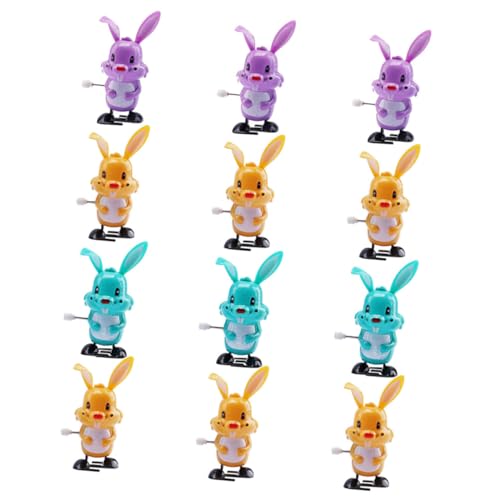 FUNOMOCYA 12 Stück Teiliges Aufziehspielzeug Hase Wind up Osterhasen für Langlebig Kunststoff für Ostern Party Mitgebsel und Reisespaß FUNOMOCYA 12 Stück Teiliges Aufziehspielzeug Hase Wind up Osterhasen für Langlebig Kunststoff für Ostern Party Mitgebsel und Reisespaß von FUNOMOCYA