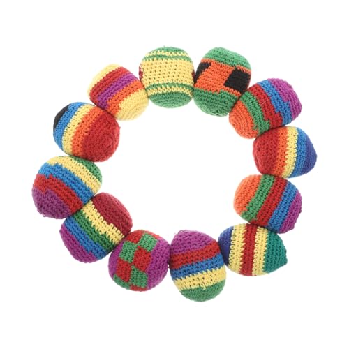 FUNOMOCYA 12 Stück Teiliges Gehäkeltes Jonglier für Wurfsäckchen aus Handgestricktem Garn Motorikförderndes für Indoor und Outdoor für Fantasievolles und Koordination FUNOMOCYA 12 Stück Teiliges Gehäkeltes Jonglier für Wurfsäckchen aus Handgestricktem Garn Motorikförderndes für Indoor und Outdoor für Fantasievolles und Koordination von FUNOMOCYA
