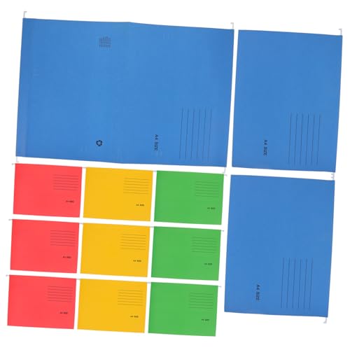 FUNOMOCYA 12 Stück Teiliges Hängemappen aus Robustem Papier mit Metallhaken Bunte Büro und Dokumentenorganizer in Rot Gelb Grün Blau Tragbare Ordnungshelfer für Quittungen und Rechnungen FUNOMOCYA 12 Stück Teiliges Hängemappen aus Robustem Papier mit Metallhaken Bunte Büro und Dokumentenorganizer in Rot Gelb Grün Blau Tragbare Ordnungshelfer für Quittungen und Rechnungen von FUNOMOCYA