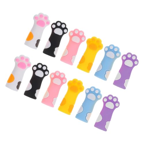 FUNOMOCYA 12 Stück Teiliges Katzenpfoten Bleistiftkappen Süße Silikon Bleistiftmützen für Schutz für Bleistiftspitzen Cartoon Design für Schulbedarf FUNOMOCYA 12 Stück Teiliges Katzenpfoten Bleistiftkappen Süße Silikon Bleistiftmützen für Schutz für Bleistiftspitzen Cartoon Design für Schulbedarf von FUNOMOCYA