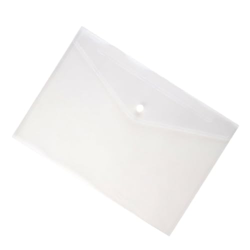 FUNOMOCYA 12 Stück Teiliges Transparente Dokumentenmappe aus Reißfestem Wasserabweisendem PP mit Praktischem Druckknopfverschluss Weiß als Organizer für Büro Schulunterlagen FUNOMOCYA 12 Stück Teiliges Transparente Dokumentenmappe aus Reißfestem Wasserabweisendem PP mit Praktischem Druckknopfverschluss Weiß als Organizer für Büro Schulunterlagen von FUNOMOCYA