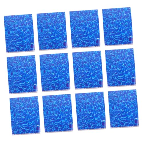 FUNOMOCYA 12 Stück Teiliges Wasserdesign Scrapbook Papier mit Meerwellenmuster für Klassenzimmer Büro und Partydekoration Selbstklebende Folie Vielseitig Einsetzbar für Glatte Oberflächen FUNOMOCYA 12 Stück Teiliges Wasserdesign Scrapbook Papier mit Meerwellenmuster für Klassenzimmer Büro und Partydekoration Selbstklebende Folie Vielseitig Einsetzbar für Glatte Oberflächen von FUNOMOCYA