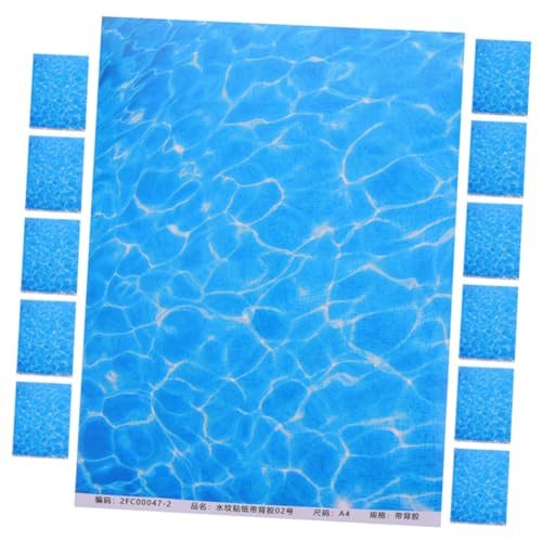 FUNOMOCYA 12 Stück Wasserwellen Effektfolie für Klassenzimmer Büro Partydekorationen Selbstklebende Wasserstrukturfolie für Diy Hintergrund Bastelpapier FUNOMOCYA 12 Stück Wasserwellen Effektfolie für Klassenzimmer Büro Partydekorationen Selbstklebende Wasserstrukturfolie für Diy Hintergrund Bastelpapier von FUNOMOCYA