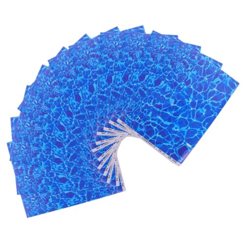 FUNOMOCYA 12 Stück Wasserwellen Muster Scrapbook Papier für Kreative Bastelprojekte für Klassenzimmer und Partydekorationen Vielseitige Diy Wassertextur von FUNOMOCYA