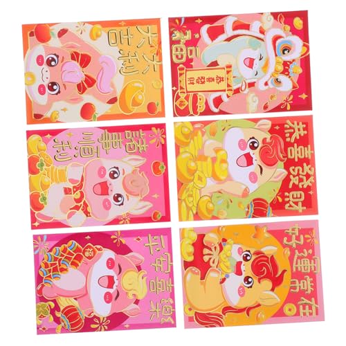 FUNOMOCYA 120 Stück Chinesische Geldumschläge Pferde Lunar Year Rote Umschläge für Bargeld Geschenke Karten Frühlingsfest Geschenkumschläge FUNOMOCYA 120 Stück Chinesische Geldumschläge Pferde Lunar Year Rote Umschläge für Bargeld Geschenke Karten Frühlingsfest Geschenkumschläge von FUNOMOCYA