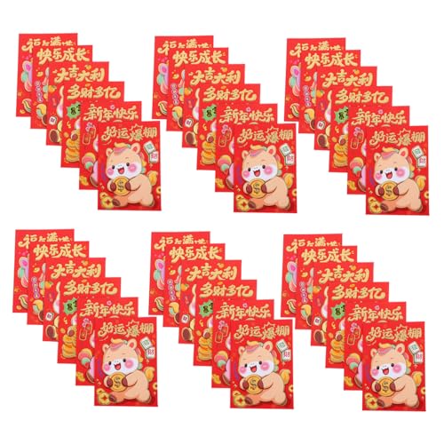 FUNOMOCYA 120 Stück Chinesische Rote Umschläge Jahr Des Pferdes Lucky Money Envelopes mit Pferd Motiv für Frühlingsfest und Neujahr Geschenkumschläge FUNOMOCYA 120 Stück Chinesische Rote Umschläge Jahr Des Pferdes Lucky Money Envelopes mit Pferd Motiv für Frühlingsfest und Neujahr Geschenkumschläge von FUNOMOCYA