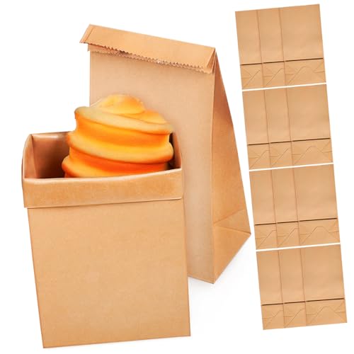 FUNOMOCYA 120 Stück Kraftpapier Papiertüten Lebensmitteltüten für Brot Kekse Süßigkeiten Geschenkverpackung Umweltfreundliche Brottüten für Hochzeit Party Snack verpackung FUNOMOCYA 120 Stück Kraftpapier Papiertüten Lebensmitteltüten für Brot Kekse Süßigkeiten Geschenkverpackung Umweltfreundliche Brottüten für Hochzeit Party Snack verpackung von FUNOMOCYA
