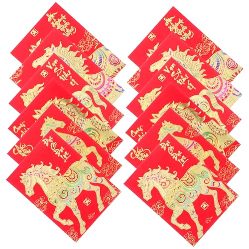 FUNOMOCYA 120 Stück Rote Umschläge Pferdejahr Traditionelle Kleine Neujahrsumschläge aus Papier für Frühlingsfest Geburtstagsfeiern Hochzeit Lunar Year Dekorationen FUNOMOCYA 120 Stück Rote Umschläge Pferdejahr Traditionelle Kleine Neujahrsumschläge aus Papier für Frühlingsfest Geburtstagsfeiern Hochzeit Lunar Year Dekorationen von FUNOMOCYA