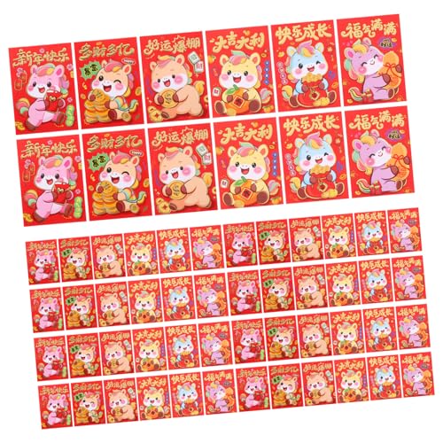 FUNOMOCYA 120 Stück Rote Umschläge mit Cartoon Pferd für Frühlingsfest Neujahr Geldgeschenk Umschläge Hong Bao Geldtaschen für Hochzeit Geburtstag Feier FUNOMOCYA 120 Stück Rote Umschläge mit Cartoon Pferd für Frühlingsfest Neujahr Geldgeschenk Umschläge Hong Bao Geldtaschen für Hochzeit Geburtstag Feier von FUNOMOCYA