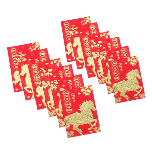 FUNOMOCYA 120 Stück Vietnamesische Neujahrs-rote Umschläge Jahr Des Pferdes Papier mit Präzisionsdruck Langlebig und Festlich für Lunar Year Feiern Segen und Wohlstand Teilen FUNOMOCYA 120 Stück Vietnamesische Neujahrs-rote Umschläge Jahr Des Pferdes Papier mit Präzisionsdruck Langlebig und Festlich für Lunar Year Feiern Segen und Wohlstand Teilen von FUNOMOCYA