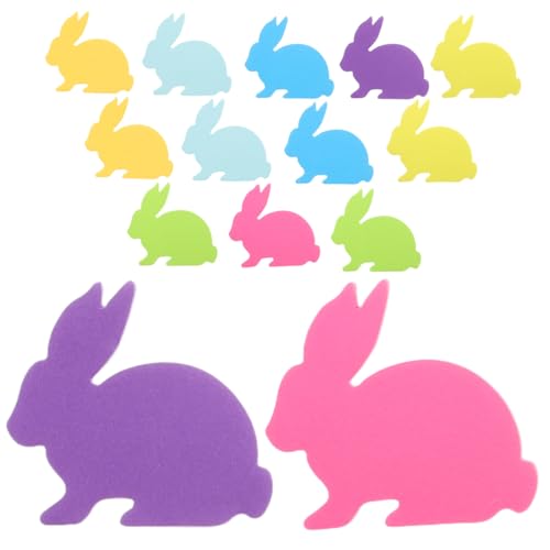 FUNOMOCYA 14 Stück Kaninchen Porto Kawaii Notizen Cartoon Notizblöcke Kawaii Briefpapier Tiere Formmarker Schulbedarf Süße Notiz Desktop Pads Cartoon Studenten Notizblöcke Tier von FUNOMOCYA