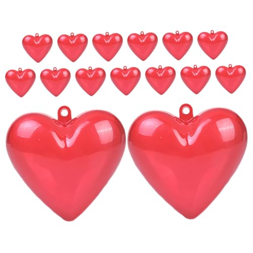 FUNOMOCYA 15 . Teiliges Transparentes Herz Geschenkbox mit Klappdeckel Wiederverwendbare Kunststoff Aufbewahrungsboxen für DIY Partygeschenke Kindergeburtstag und Schmuck Organizer FUNOMOCYA 15 . Teiliges Transparentes Herz Geschenkbox mit Klappdeckel Wiederverwendbare Kunststoff Aufbewahrungsboxen für DIY Partygeschenke Kindergeburtstag und Schmuck Organizer von FUNOMOCYA