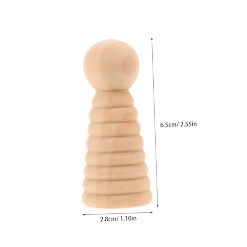 FUNOMOCYA 15 Stück Teiliges Unbemalter Holzpuppen mit Gewindefunktion Kleine Naturfarbene Holzfiguren für DIY Bemalung Kreatives Basteln und Familienaktivitäten Kompakte Holzmenschen zum FUNOMOCYA 15 Stück Teiliges Unbemalter Holzpuppen mit Gewindefunktion Kleine Naturfarbene Holzfiguren für DIY Bemalung Kreatives Basteln und Familienaktivitäten Kompakte Holzmenschen zum von FUNOMOCYA