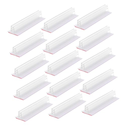 FUNOMOCYA 15Stücke Namensschildhalter Selbstklebend PVC Etikettenhalter für Supermarkt Restaurant Ausstellung Einfache Installation Vielseitige Anwendung Transparent FUNOMOCYA 15Stücke Namensschildhalter Selbstklebend PVC Etikettenhalter für Supermarkt Restaurant Ausstellung Einfache Installation Vielseitige Anwendung Transparent von FUNOMOCYA