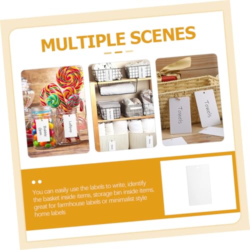 FUNOMOCYA 16 Stück Teiliges Acryl Korbetiketten Weiß mit Schnur Wiederverwendbare DIY Lageretiketten für Aufbewahrungsboxen Einfach zu Beschriften Langlebig für Küche und Haushalt Organizer FUNOMOCYA 16 Stück Teiliges Acryl Korbetiketten Weiß mit Schnur Wiederverwendbare DIY Lageretiketten für Aufbewahrungsboxen Einfach zu Beschriften Langlebig für Küche und Haushalt Organizer von FUNOMOCYA