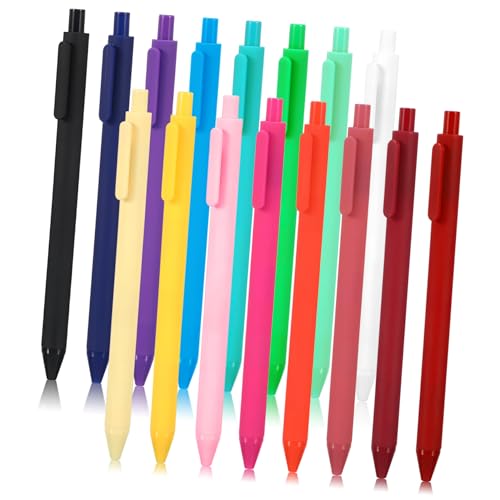 FUNOMOCYA 16 Stück Teiliges Gel Roller Kugelschreiber Einziehbar Bunte Pastellfarben Glattes Schreiben Vielseitig Einsetzbar für Büro Schule Zeichnen und Unterschriften FUNOMOCYA 16 Stück Teiliges Gel Roller Kugelschreiber Einziehbar Bunte Pastellfarben Glattes Schreiben Vielseitig Einsetzbar für Büro Schule Zeichnen und Unterschriften von FUNOMOCYA