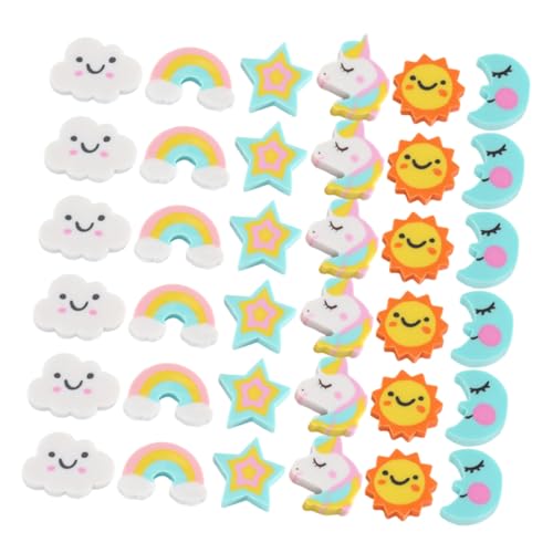 FUNOMOCYA 180 Stück Bunte Radiergummis für Wolken Mond Stern Einhorn Regenbogen Formen Kreative Stifte Radierer Schulbedarf für Mädchen Schüler Büro Klassenzimmer Partygeschenke FUNOMOCYA 180 Stück Bunte Radiergummis für Wolken Mond Stern Einhorn Regenbogen Formen Kreative Stifte Radierer Schulbedarf für Mädchen Schüler Büro Klassenzimmer Partygeschenke von FUNOMOCYA