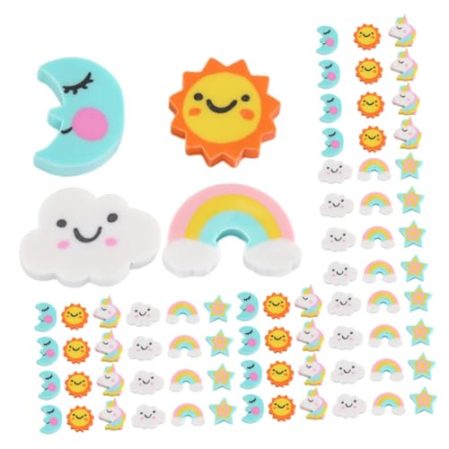 FUNOMOCYA 180 Stück Teiliges Mini Radiergummis Wolken Mond Sterne Bunte Kreative Radiergummis für Kompakt Vielseitig Einsetzbar als Schulzubehör Partygeschenke Geeignet für Schüler und Büro FUNOMOCYA 180 Stück Teiliges Mini Radiergummis Wolken Mond Sterne Bunte Kreative Radiergummis für Kompakt Vielseitig Einsetzbar als Schulzubehör Partygeschenke Geeignet für Schüler und Büro von FUNOMOCYA