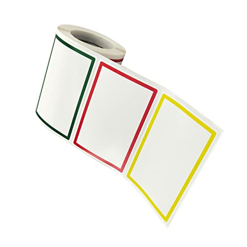 FUNOMOCYA 1Rolle Klebende Name DIY Aufkleber für Einfache Beschriftung Leere Namensschilder für Schule Kleidung und Gegenstände Selbstklebend und Vielseitig von FUNOMOCYA