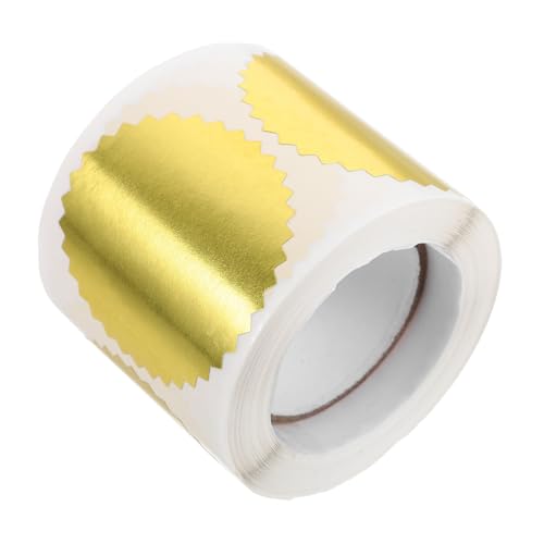 FUNOMOCYA 1Rolle Kreative Medaillenaufkleber Geprägte Siegelsticker Für Abschlusszeugnisse Zertifikate Und Auszeichnungen Hochwertige Selbstklebende Folienaufkleber Elegantem Design FUNOMOCYA 1Rolle Kreative Medaillenaufkleber Geprägte Siegelsticker Für Abschlusszeugnisse Zertifikate Und Auszeichnungen Hochwertige Selbstklebende Folienaufkleber Elegantem Design von FUNOMOCYA