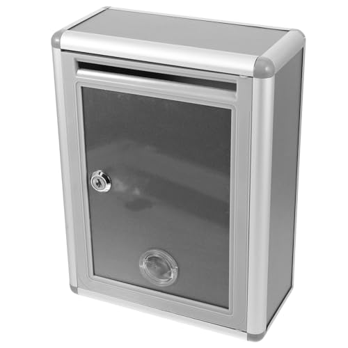 FUNOMOCYA 1Satz Wandbriefkasten mit Schloss Multifunktionale Briefkasten Wandhalterung Vorschlagsbox für Beschwerden und Abstimmungen Moderner Briefkasten für Zuhause Büro und Gewerbe FUNOMOCYA 1Satz Wandbriefkasten mit Schloss Multifunktionale Briefkasten Wandhalterung Vorschlagsbox für Beschwerden und Abstimmungen Moderner Briefkasten für Zuhause Büro und Gewerbe von FUNOMOCYA