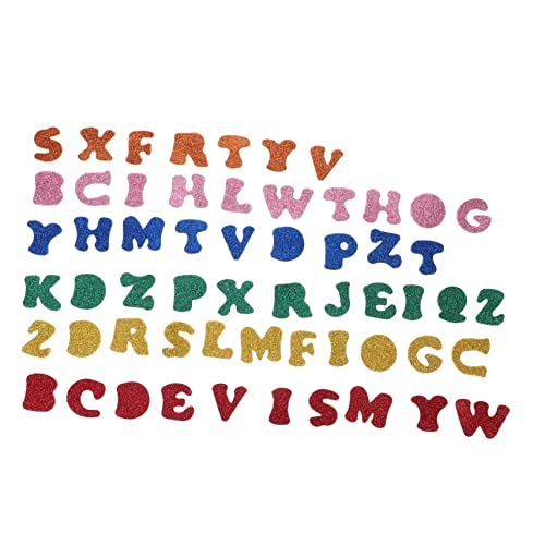 FUNOMOCYA 2 Packungen Pack Schaumstoff Glitzer Buchstaben Aufkleber Selbstklebende Alphabet Sticker für DIY Projekte Scrapbooking und Schulbedarf pro Packung FUNOMOCYA 2 Packungen Pack Schaumstoff Glitzer Buchstaben Aufkleber Selbstklebende Alphabet Sticker für DIY Projekte Scrapbooking und Schulbedarf pro Packung von FUNOMOCYA