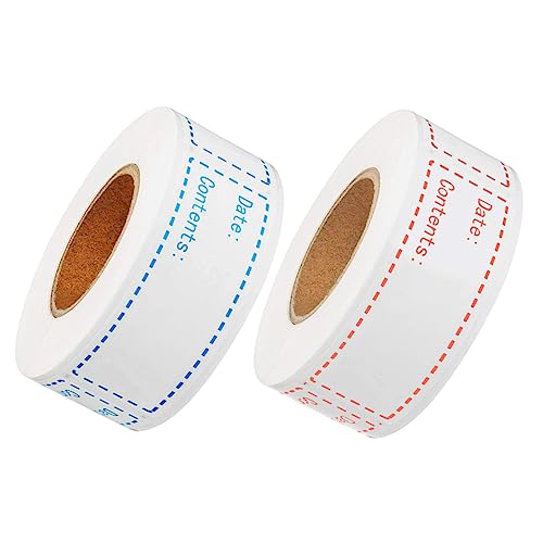 FUNOMOCYA Set mit 2 Etiketten für Gewürzgläser Gefrierschränke Aufbewahrungsbehälter Etiketten für Küchenschränke Entfernbare Klebeaufkleber und Rot Leicht Abziehbar FUNOMOCYA Set mit 2 Etiketten für Gewürzgläser Gefrierschränke Aufbewahrungsbehälter Etiketten für Küchenschränke Entfernbare Klebeaufkleber und Rot Leicht Abziehbar von FUNOMOCYA