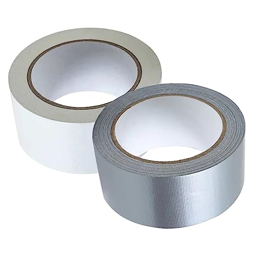 FUNOMOCYA 2 Rollen Winddichtes Fenster und Türdichtungsband aus Robustem Schützendes Zugluftstopper Klebeband für Fensterrahmen und Türspalten Weiß und Silber Atmungsaktiv und Langlebig FUNOMOCYA 2 Rollen Winddichtes Fenster und Türdichtungsband aus Robustem Schützendes Zugluftstopper Klebeband für Fensterrahmen und Türspalten Weiß und Silber Atmungsaktiv und Langlebig von FUNOMOCYA