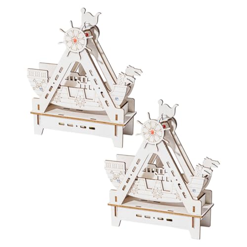 FUNOMOCYA 2 Sätze Holz Piraten Schiffsmodell DIY Bausatz Puzzle Holzbausatz Lernspielzeug Mechanisches Interesse Kreatives Basteln für Beige Ohne Batterie FUNOMOCYA 2 Sätze Holz Piraten Schiffsmodell DIY Bausatz Puzzle Holzbausatz Lernspielzeug Mechanisches Interesse Kreatives Basteln für Beige Ohne Batterie von FUNOMOCYA