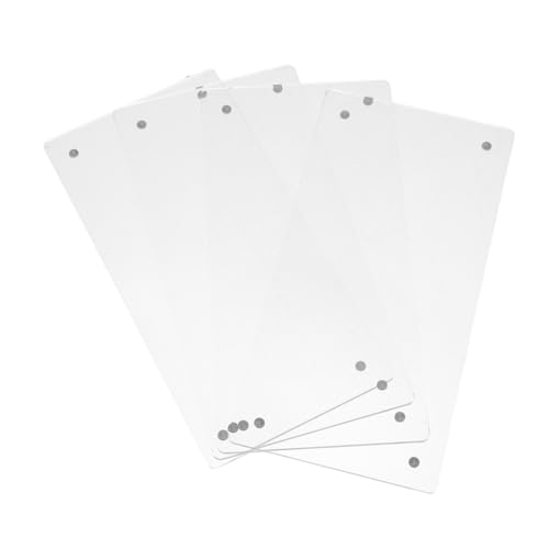 FUNOMOCYA 2 Sätze Klare Acryl Bilderrahmen Magnetisch Doppelseitig Transparente Selbstklebende Tischaufsteller Für Büro Laden Wand Und Desktop Anzeige von FUNOMOCYA