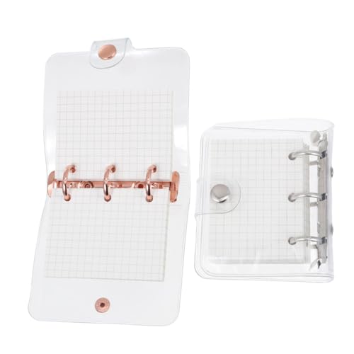 FUNOMOCYA 2 Sätze Mini Notizbuch mit Transparentem Umschlag Lose Kreatives Scrapbook Niedliches Tagebuch Notizheft für Mädchen Inklusive Deckblätter Aufbewahrungstaschen Roségold Silber FUNOMOCYA 2 Sätze Mini Notizbuch mit Transparentem Umschlag Lose Kreatives Scrapbook Niedliches Tagebuch Notizheft für Mädchen Inklusive Deckblätter Aufbewahrungstaschen Roségold Silber von FUNOMOCYA