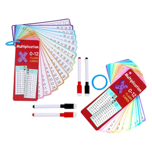 FUNOMOCYA 2 Sätze Multiplikations -Flash -Karte Karteikarten zur Addition und Subtraktion Multiplikations- und Divisions-Lernkarten Zusatztabellen-Lernkarten Mathekarten beschichtetes Papier FUNOMOCYA 2 Sätze Multiplikations -Flash -Karte Karteikarten zur Addition und Subtraktion Multiplikations- und Divisions-Lernkarten Zusatztabellen-Lernkarten Mathekarten beschichtetes Papier von FUNOMOCYA