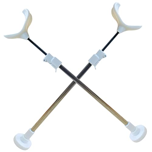 FUNOMOCYA 2 Stück Adjustable Doll Support Ständer für Puppen Höhenverstellbare Puppenständer für Ansprechende Präsentation von Figuren Geeignet für Puppenzubehör und Puppenhäuser von FUNOMOCYA