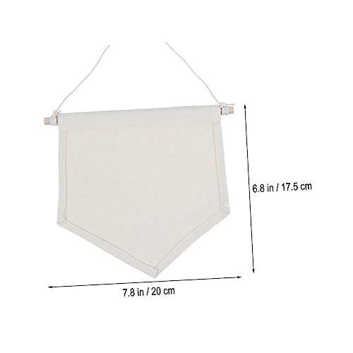 FUNOMOCYA 2 Stück Banner Blank zum Hängen Wand Display für Kinderzimmer Dekorative Anstecknadel Aufbewahrung DIY Pinnwand mit Holzstab Stil FUNOMOCYA 2 Stück Banner Blank zum Hängen Wand Display für Kinderzimmer Dekorative Anstecknadel Aufbewahrung DIY Pinnwand mit Holzstab Stil von FUNOMOCYA