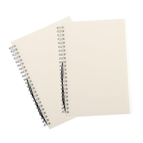 FUNOMOCYA 2 Stück DIY Notizbuch mit Gehäuse Lose Vielseitig Einsetzbar für Notizen Tagebuch und Scrapbooking für Berufstätige von FUNOMOCYA