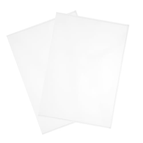 FUNOMOCYA 2 Stück Dokumentenhalter aus Acryl Platzsparende Displaybox für Büro Optimaler Organizer für Unterlagen und Materialien für Aufgeräumtes Arbeitsumfeld von FUNOMOCYA