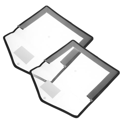 FUNOMOCYA 2 Stück Dokumententasche Wasserfest PP Material Wetterfest Stabil für Wichtige Verträge Büro und Alltag Transparent Weiß Horizontal FUNOMOCYA 2 Stück Dokumententasche Wasserfest PP Material Wetterfest Stabil für Wichtige Verträge Büro und Alltag Transparent Weiß Horizontal von FUNOMOCYA
