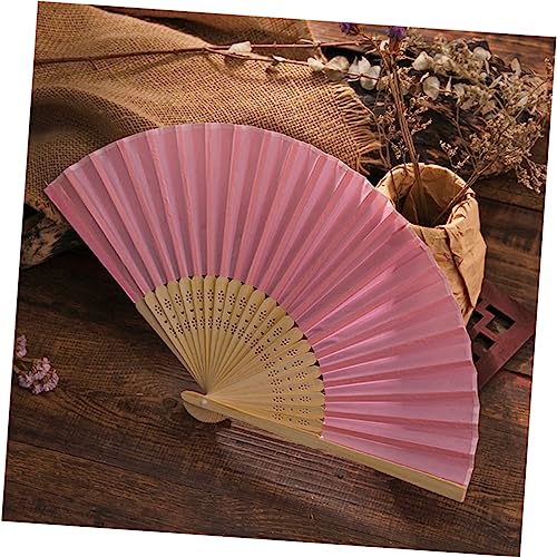 FUNOMOCYA 2 Stück Faltbare Damen Handfächer Bambusrahmen Chinesischer Stil Zartes Design mit Aufbewahrungsbox für Party Hochzeit Dekoration von FUNOMOCYA