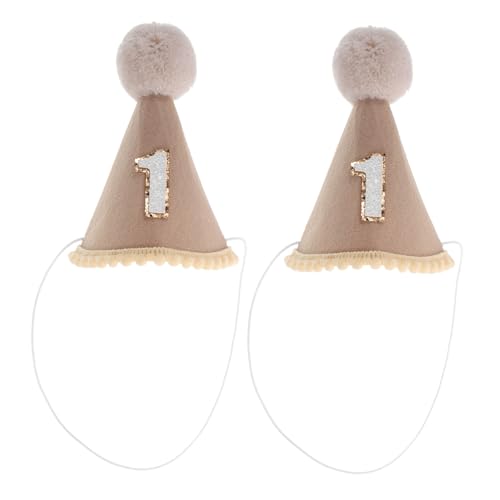 FUNOMOCYA 2 Stück Geburtstagsfeier Hüte für Filz Haube mit Zahlen Pompons für Jungen und Mädchen Foto Requisite für Partys und Festlichkeiten FUNOMOCYA 2 Stück Geburtstagsfeier Hüte für Filz Haube mit Zahlen Pompons für Jungen und Mädchen Foto Requisite für Partys und Festlichkeiten von FUNOMOCYA
