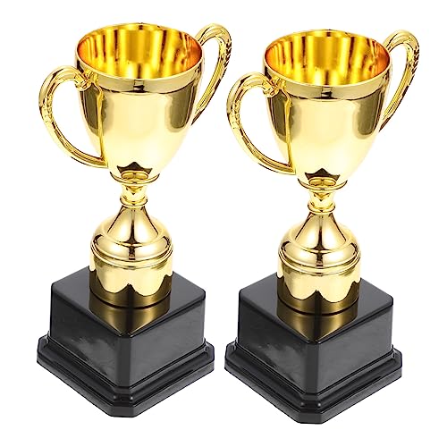 FUNOMOCYA 2 Stück Goldene Kunststoff Trophäen für Belohnung Leichte Kompakte Pokale mit Glatter Oberfläche Sichere Auszeichnung für Party Spiel und Wettbewerb Langlebig und Kindgerecht FUNOMOCYA 2 Stück Goldene Kunststoff Trophäen für Belohnung Leichte Kompakte Pokale mit Glatter Oberfläche Sichere Auszeichnung für Party Spiel und Wettbewerb Langlebig und Kindgerecht von FUNOMOCYA