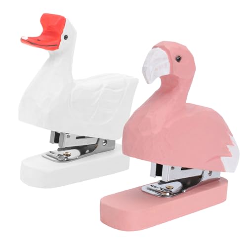 FUNOMOCYA 2 Stück Handgefertigter Holz Hefter Tierform Kompakter Stabiler Mini Heftgerät für Büro und Schule Lustiges für Studenten und Kreative Schreibtisch Accessoires FUNOMOCYA 2 Stück Handgefertigter Holz Hefter Tierform Kompakter Stabiler Mini Heftgerät für Büro und Schule Lustiges für Studenten und Kreative Schreibtisch Accessoires von FUNOMOCYA