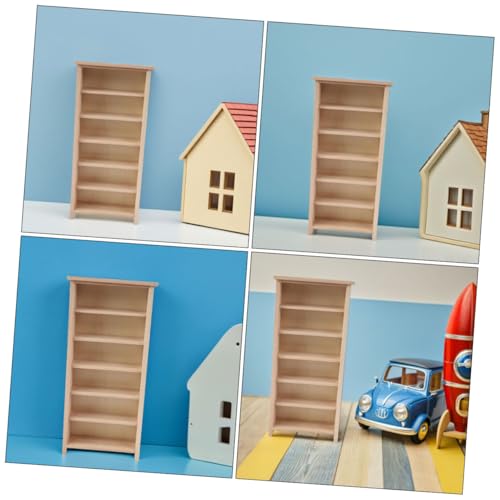 FUNOMOCYA 2 Stück Maßstab Teiliges aus Unbehandeltem Holz Lagiger Stabiler Puppenhaus Schrank DIY Freundliches Möbelstück für Wohn Schlafzimmer und Bibliotheksdekoration FUNOMOCYA 2 Stück Maßstab Teiliges aus Unbehandeltem Holz Lagiger Stabiler Puppenhaus Schrank DIY Freundliches Möbelstück für Wohn Schlafzimmer und Bibliotheksdekoration von FUNOMOCYA