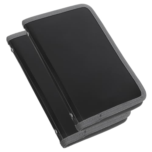 FUNOMOCYA 2 Stück Mini Akkordeon Mappe mit Transparenten Innenseiten Erweiterbarer Dokumenten und Quittungs Organizer Leichter Büro Ordner für Belege Gutscheine und Kleine Papiere von FUNOMOCYA